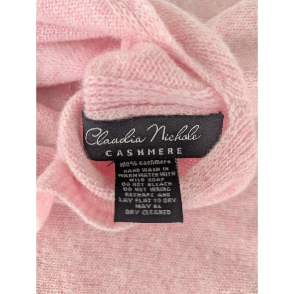 Claudia Nichole Cashmere Dress Topper One Size Blush Pink